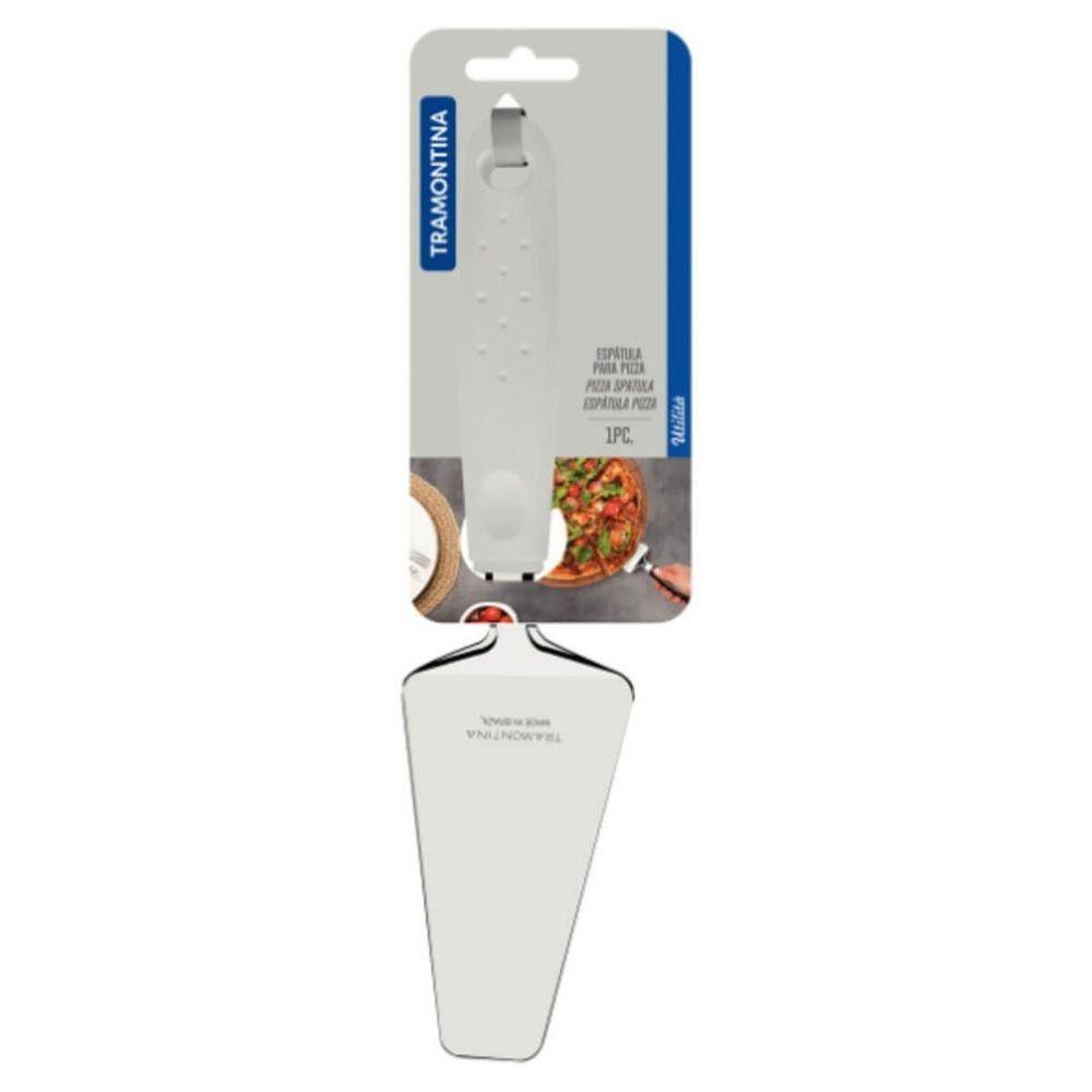 Espátula Para Pizza Tramontina Utilitá Em Aço Inox Branca - 2