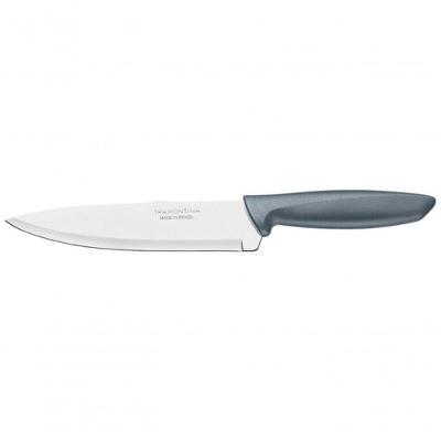 Faca Chef Tramontina Plenus 7" Aço Inox Cabo Cinza