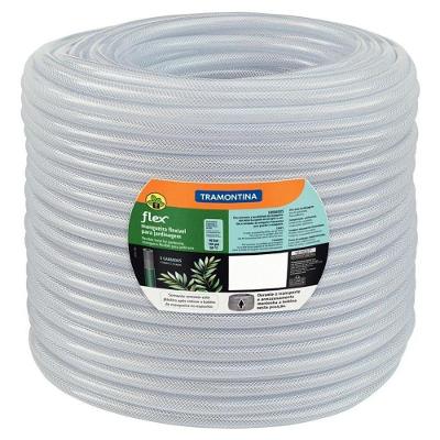 Mangueira Flex Tramontina 3-4" Em Pvc Branco 3 Camadas 100m
