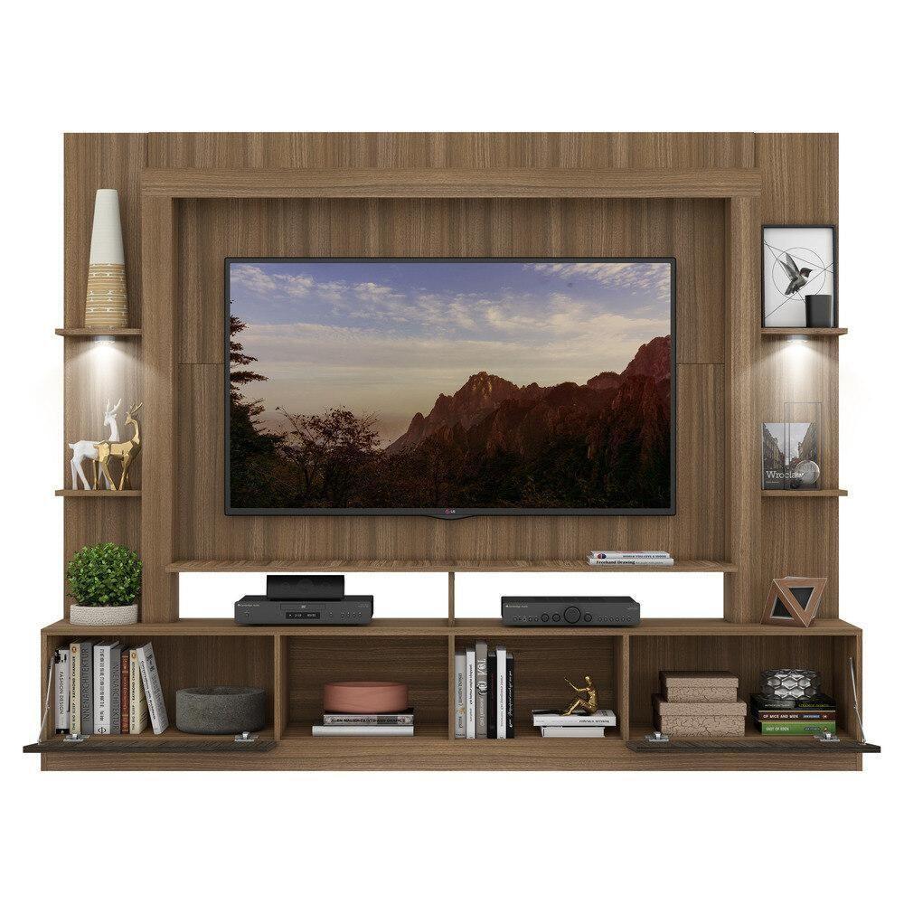 Estante Tv 65" Com Leds Berlim Multimóveis V3392 Madeirada/Tenerife Madeirado/Tenerife - 4
