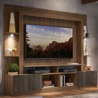 Estante Tv 65" Com Leds Berlim Multimóveis V3392 Madeirada/Tenerife Madeirado/Tenerife - 7