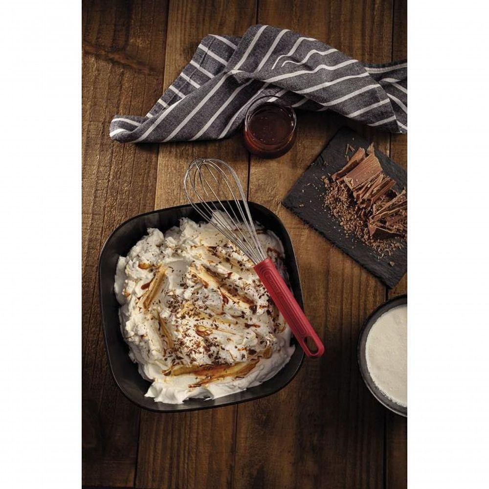 Batedor Manual Tramontina Softta Vermelho Aço Inox Com Cabo Emborachado - 2