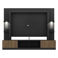 Estante Tv 65" Com Leds Berlim Multimóveis V3392 Preta/Madeirada Preto/Madeirado - 3