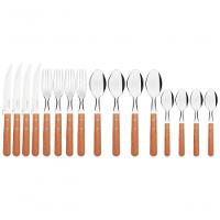 Faqueiro Tramontina 16 Peças Dynamic Cabos De Madeira - 1