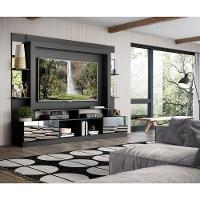 Estante Tv 65" Com Espelho Oslo Multimóveis V3389 Preta/Tenerife Preto/Tenerife - 2