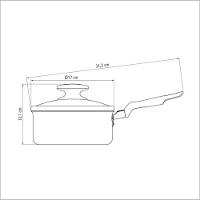 Panela Tramontina Loreto Antiaderente 16cm Com Tampa - 4