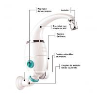 Torneira Eletrônica Tramontina Com Bica Articulada 6500 W 220 V - 3