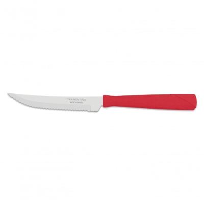 Faca Para Churrasco Tramontina New Kolor 4" Vermelha