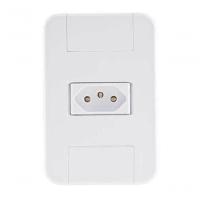 Conjunto 4x2 1 Tomada 2p+t 20 A 250 V Tramontina Tablet Branco - 1