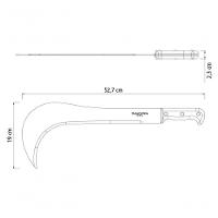 Foice Curva Tramontina Com Cabo Plástico - 3