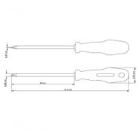 Chave De Fenda Tramontina Master Yellow 5-16x8" Com Ponta Cruzada - 3