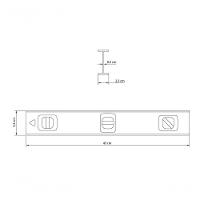 Nível Tramontina Alumínio Master Com Três Ampolas 18" - 3
