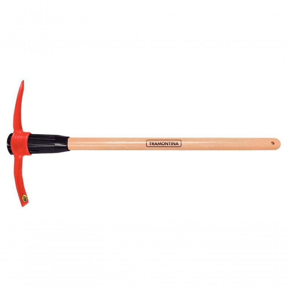 Picareta Estreita 5.0 Tramontina Em Aço Com Cabo De Madeira 90cm - 1