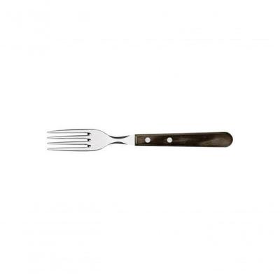 Garfo Jumbo Tramontina Aço Inox Polywood Castanho