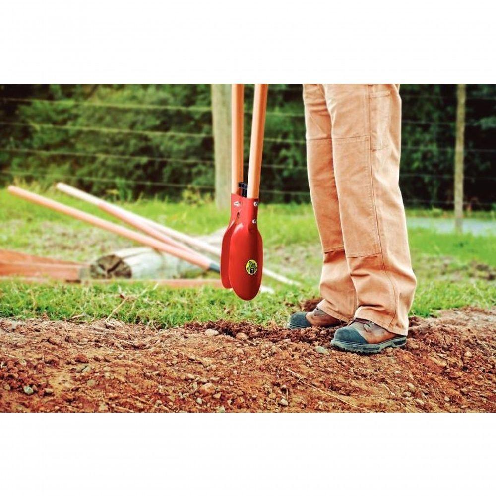 Cavadeira Articulada Tramontina Com Batente De Plástico E Cabos De Madeira 120cm - 2