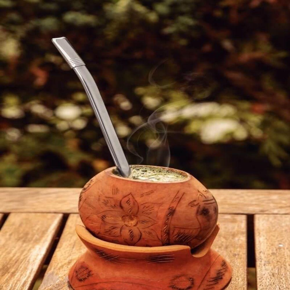 Bomba De Chimarrão Tramontina Ilex Inox Com Rosca 23cm - 2