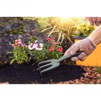 Ancinho Com 3 Dentes Para Jardinagem Tramontina Em Plástico Grafite - 2