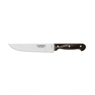 Faca Tramontina Polywood 7 Aço Inox Cabo Castanho
