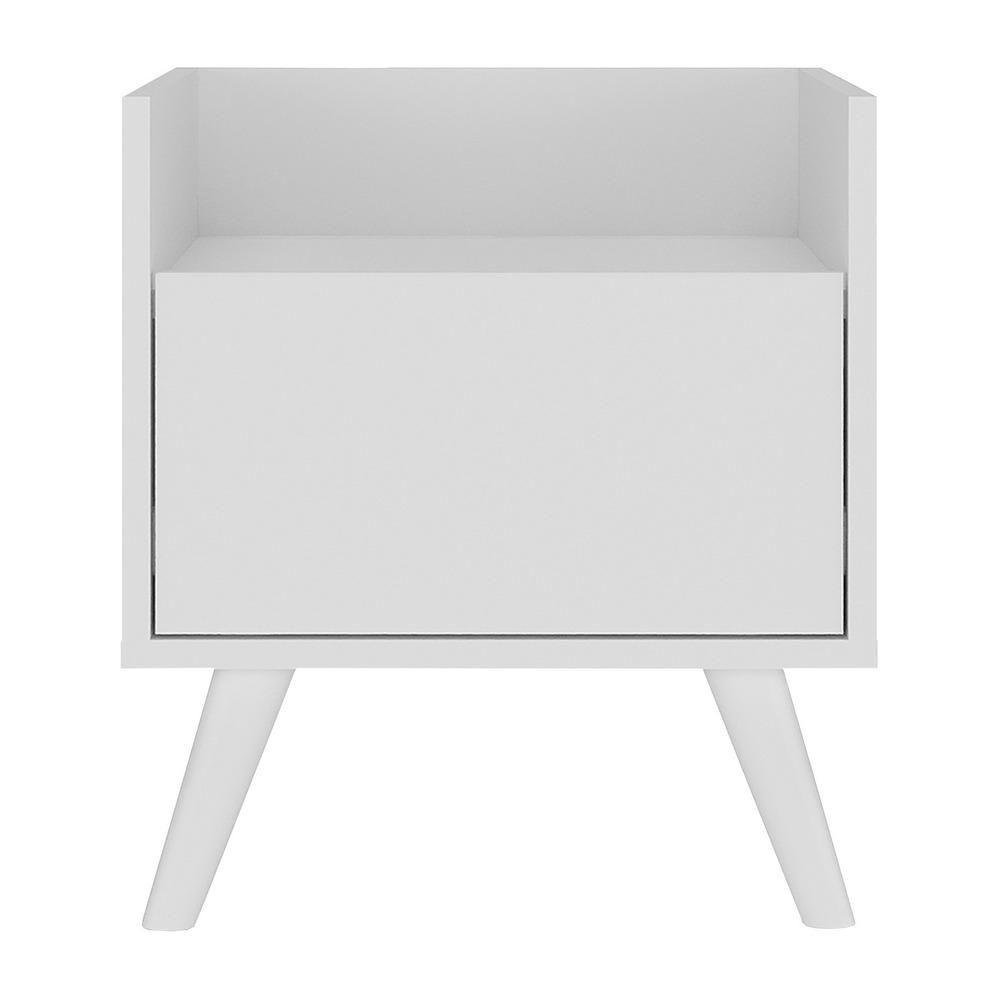 Gabinete Armário Banheiro 40 Cm Com Pés Retrô Multimóveis Mp5037 Branco - 2