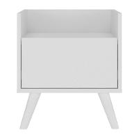 Gabinete Armário Banheiro 40 Cm Com Pés Retrô Multimóveis Mp5037 Branco - 2