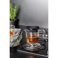 Bule Para Chá Tramontina Em Vidro E Aço Inox Com Infusor 600ml - 2