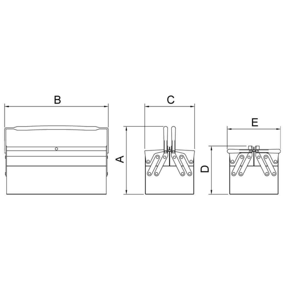 Caixa Para Ferramentas 3 Gavetas Tramontina Pro - 4