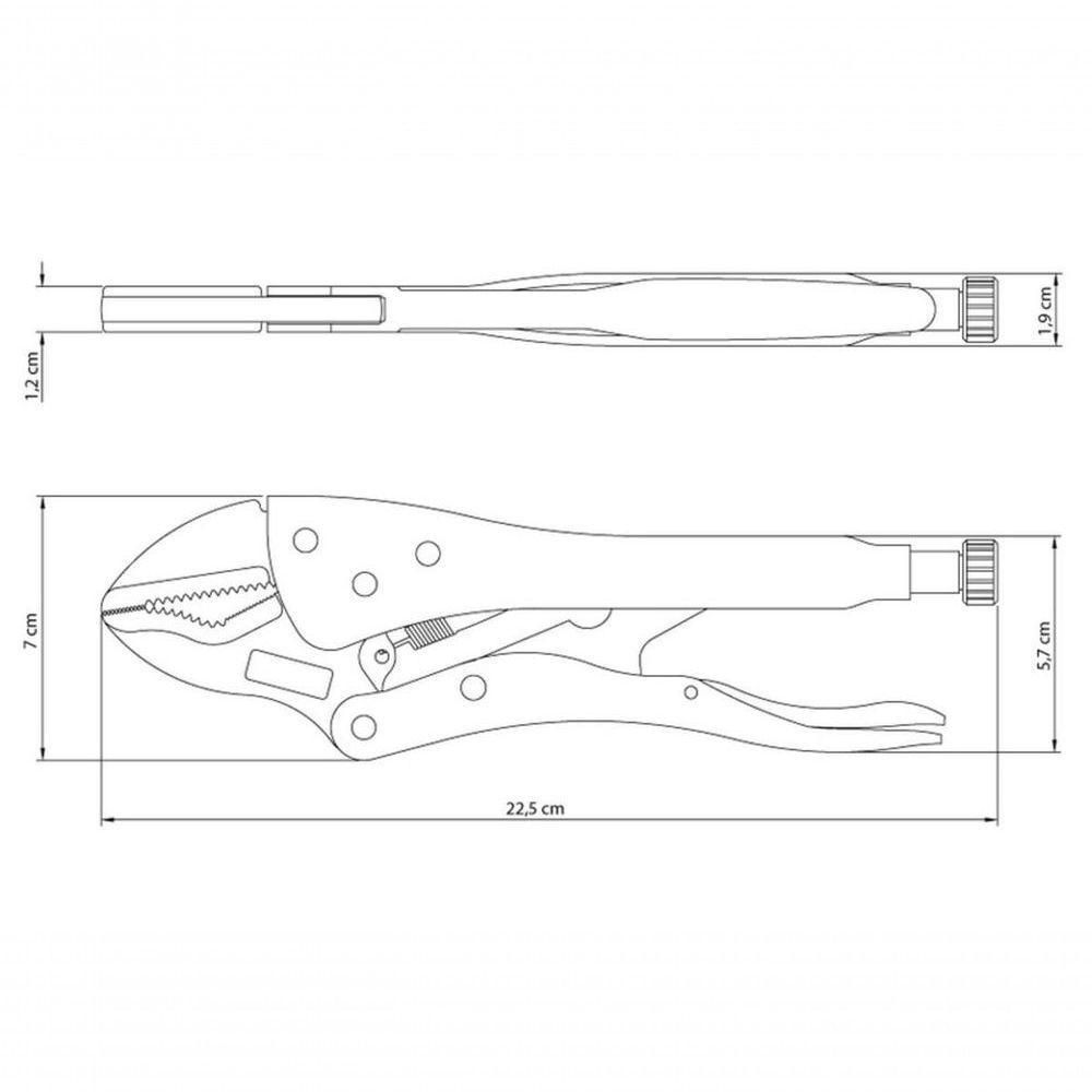 Alicate De Pressão Tramontina Master 10" Com Mordente Triangular - 5