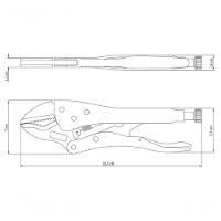 Alicate De Pressão Tramontina Master 10" Com Mordente Triangular - 5