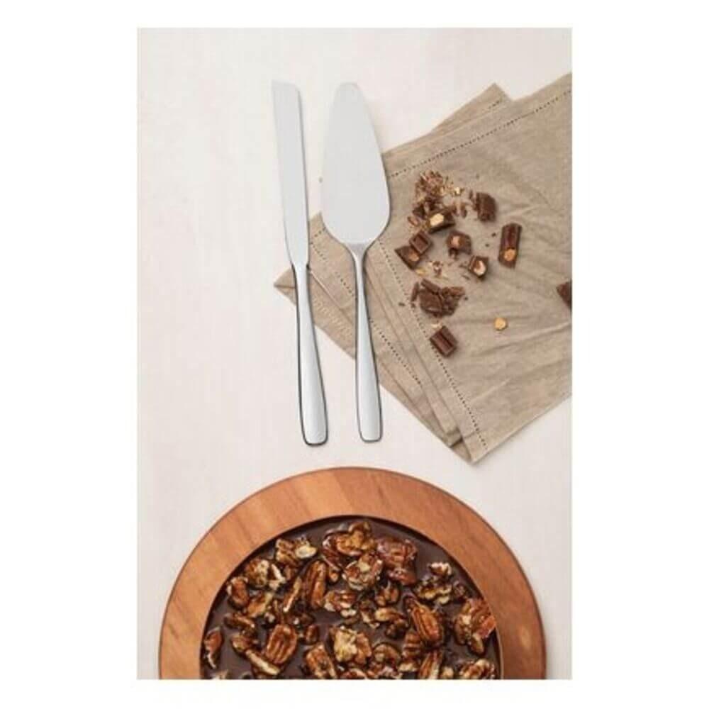 Jogo Para Torta Tramontina Amazonas Em Aço Inox 2 Peças - 1