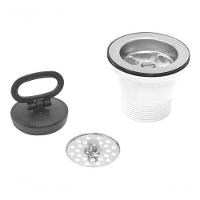 Válvula Tramontina Econômica Sem Escape 3" Em Inox Polido Para Pias E Cubas - 1