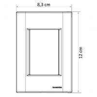 Conjunto 4x2 1 Tomada 2p+t 10 A 250 V Tramontina Giz Branco - 2