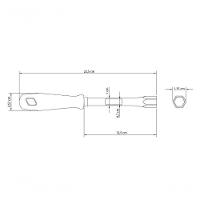 Chave Canhão Tramontina Master 9mm Com Haste Tubular - 2