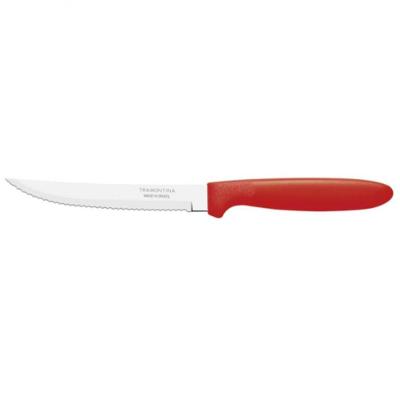 Faca Para Churrasco Tramontina Ipanema 5" Inox Vermelha