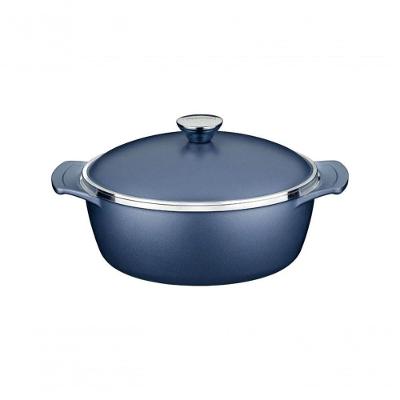 Caçarola Tramontina Lyon Em Alumínio Com Revestimento Starflon Azul Elementar 24cm