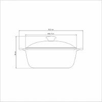 Caçarola Tramontina Lyon Em Alumínio Com Revestimento Starflon Azul Elementar 24cm - 3