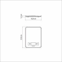 Balança Digital Para Cozinha Tramontina Adatto Em Aço Inox - 4