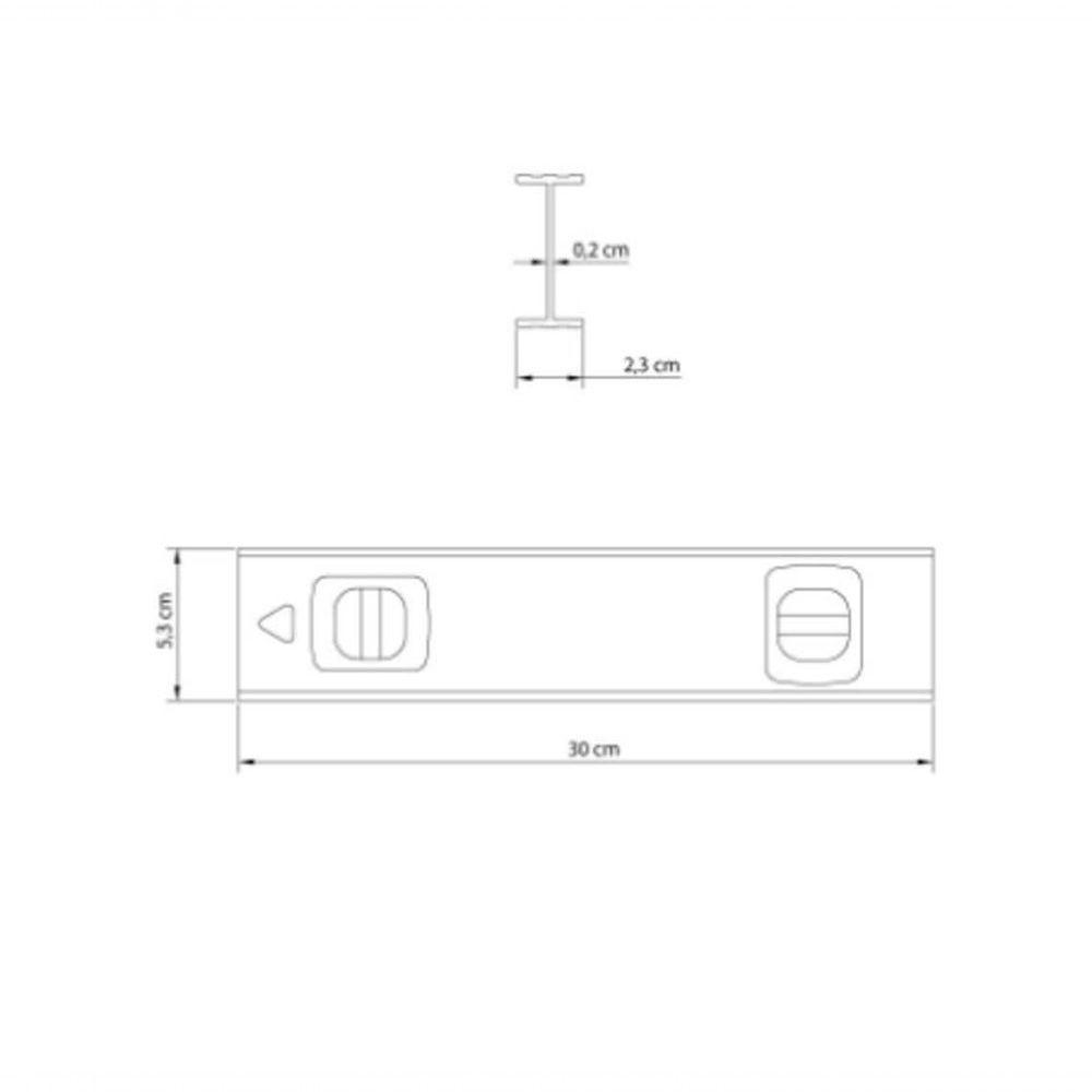 Nível Tramontina Alumínio Master Com Duas Ampolas 12 - 3