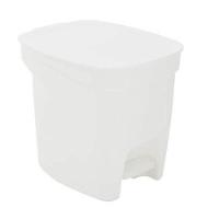 Lixeira Tramontina Compact Pedal Branco E Haste Em Aço Galvanizado 7 L - 1