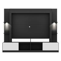 Estante Tv 65" Com Leds Berlim Multimóveis V3392 Preta/Branca Preto/Branco - 3