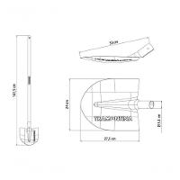 Pá Frankfurt Tramontina Em Aço Com Cabo De Madeira 120cm - 2