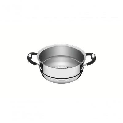 Cozi-vapore Tramontina Duo Silicone 16cm Em Aço Inox