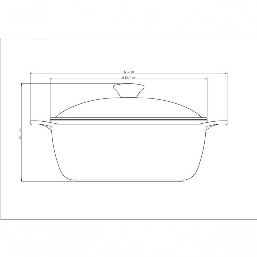 Caçarola Tramontina Lyon Em Alumínio Com Revestimento Starflon Preto 24cm - 4