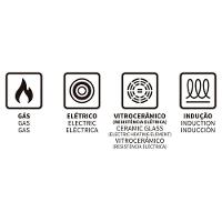 Caçarola Tramontina Lyon Em Alumínio Com Revestimento Starflon Preto 24cm - 3