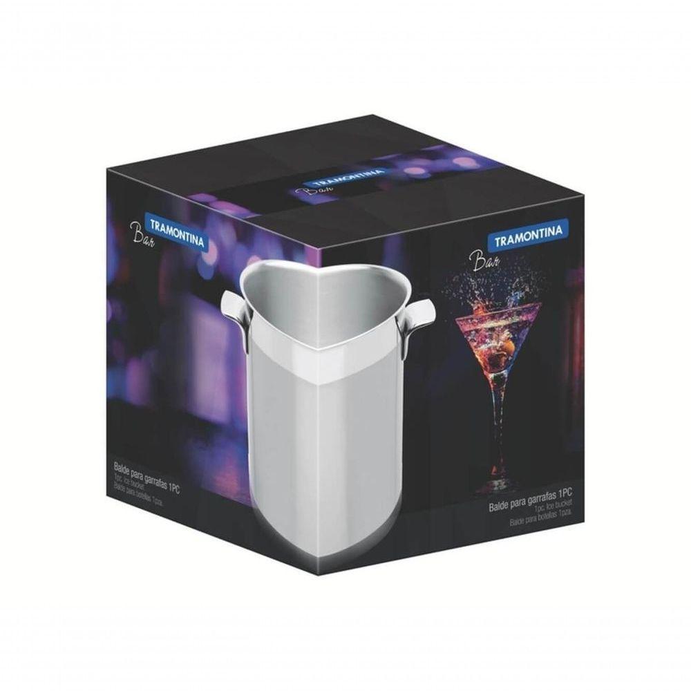 Balde Para Garrafas Tramontina Cosmos Em Aço Inox 5,2 Litros - 3