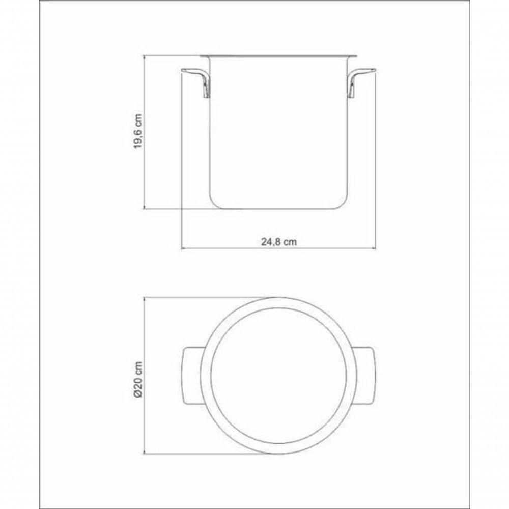 Balde Para Garrafas Tramontina Cosmos Em Aço Inox 5,2 Litros - 5