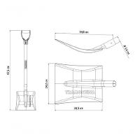 Pá Quadrada Tramontina Em Aço Com Cabo De Madeira 71cm 464-30 - 4