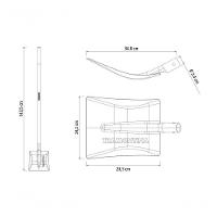 Pá Quadrada Tramontina Com Cabo Em Aço 120cm 464-30 - 3