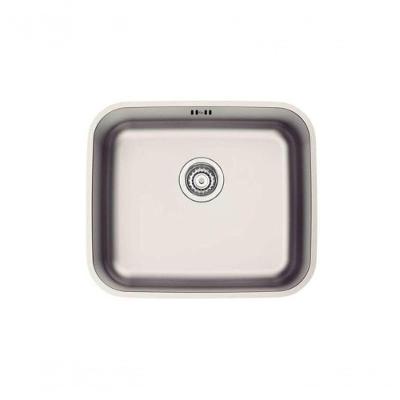 Cuba De Embutir Tramontina Dora 40 Bl R6 Em Inox Acabamento Escovado Com Válvula E Escape 40x34cm