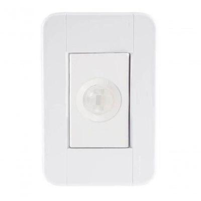 Conjunto 4x2 Detector De Presença Bivolt Tramontina Tablet Branco