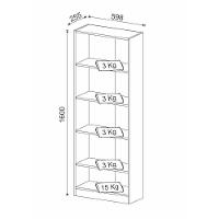 Estante Gamer Multiuso 60 Cm Cr25039 Preta/Vermelha - 3